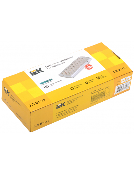 Светильник аварийный ДПА 2105 пост. 4ч IP65 IEK