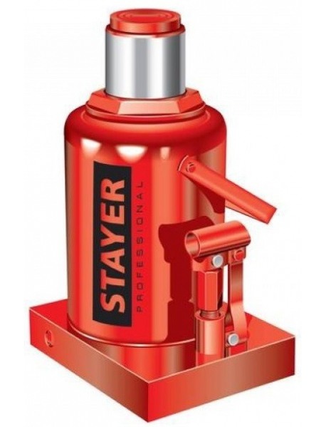 Домкрат гидравлический бутылочный Red Force STAYER 43160-25_z01