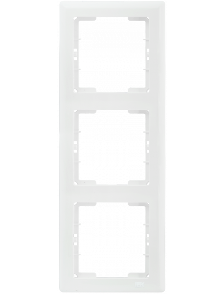 РВ-3-ББ Рамка 3 мест. верт. BOLERO белый IEK