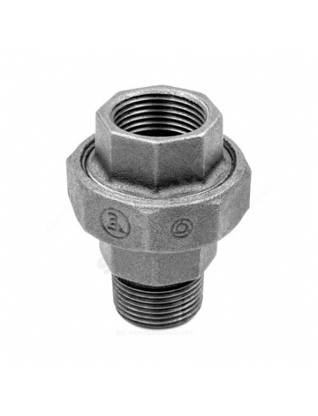 Соединитель прямой американка чугун Ду 40 (1 1/2") ВР/НР Fittex PLUS