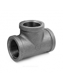 Тройник прямой чугун Ду 65 (2 1/2") ВР/ВР Fittex PLUS