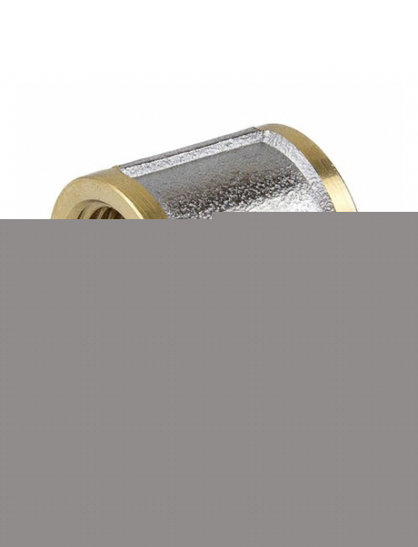 Муфта латунь никель Ду 40 (1 1/2") ВР 9018 ГОСТ 32585-2013 Aquasfera 9018-05