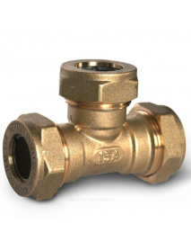 Тройник латунь Ду 20 обжим EasyFix IWS Neptun