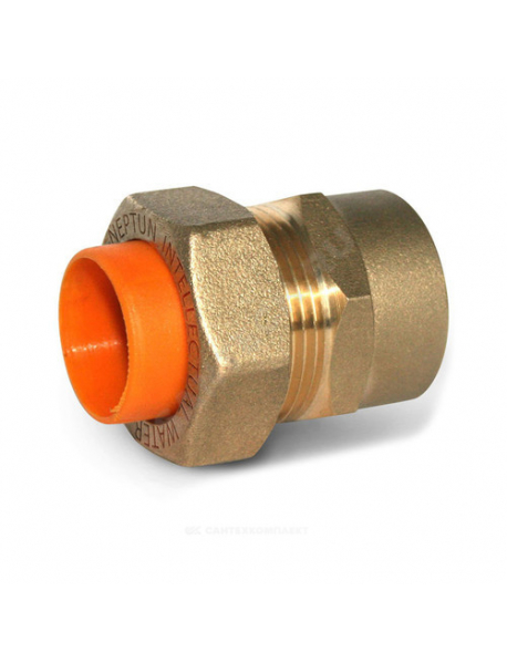 Муфта латунь Ду 20 (3/4") газ обжим/ВР EasyFix IWS Neptun
