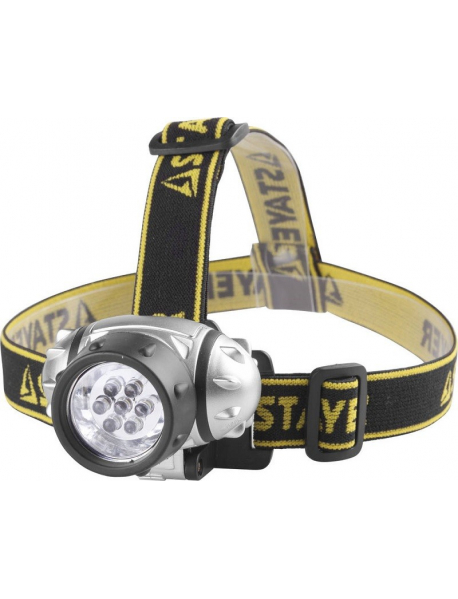 Фонарь STAYER "STANDARD" налобный светодиодный, 7LED, 3 режима, 3ААА 56572