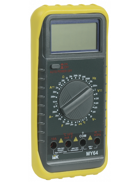 Мультиметр цифровой Professional MY64 IEK