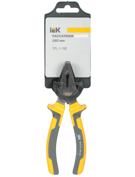 Пассатижи Master 160 мм IEK