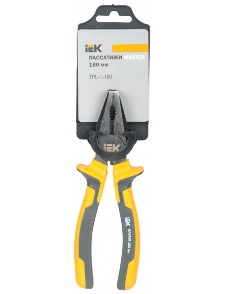 Пассатижи Master 180 мм IEK