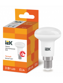 Лампа LED R39 рефлектор 3Вт 230В 3000К E14 IEK