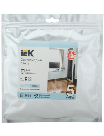 Лента LED 5м LSR-2835W60-4,8-IP65-12В IEK