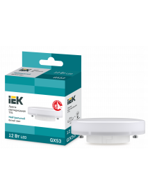 Лампа LED T75 таблетка 12Вт 230В 4000К GX53 IEK