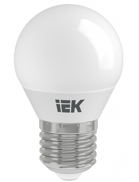 Лампа LED G45 шар 3Вт 230В 3000К E27 IEK