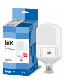 Лампа LED HP 30Вт 230В 6500К E27 IEK