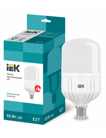 Лампа LED HP 50Вт 230В 4000К E27 IEK