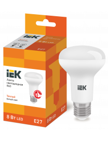 Лампа LED R63 рефлектор 8Вт 230В 3000К E27 IEK