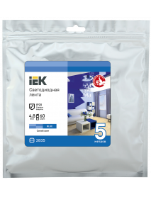 Лента LED 5м LSR-2835B60-4,8-IP20-12В IEK