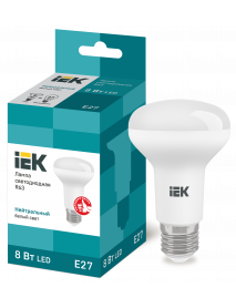 Лампа LED R63 рефлектор 8Вт 230В 4000К E27 IEK