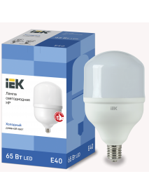 Лампа LED HP 65Вт 230В 6500К E40 IEK