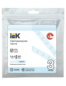 Лента LED 3м LSR-5050W60-14,4-IP20-12В IEK