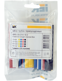 Набор ТТУ 8/4, 10/5, 12/6, 14/7 ЖЗ, С, К, Ч, Б 20х8см/упак IEK