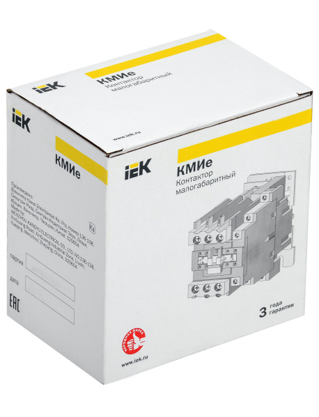 Контактор КМИе-49512 95А 230В/АС3 1НО;1НЗ IEK
