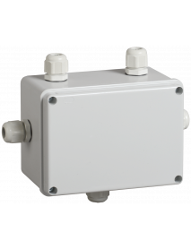 Коробка КМ41331 распаячная для о/п 150х110х85 мм IP55 (RAL7035, гермовводы PG11 5 шт)