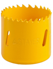 Коронка STAYER "PROFESSIONAL" Би-металлическая, универсальная, d=48мм 29547-048
