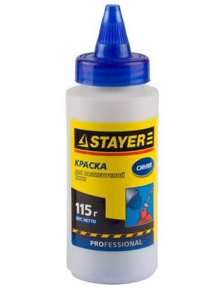 Краска STAYER для разметочной нити, синяя, 115г 2-06401-1_z01