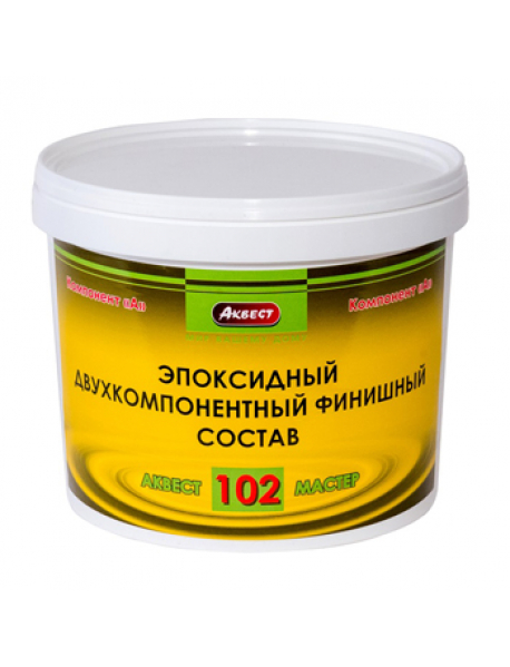 Состав эпоксидный двухкомпонентный финишный для устройства наливных полов АКВЕСТ-102 Мастер