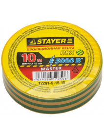 Изолента ПВХ STAYER "MASTER" 12291-S-15-10