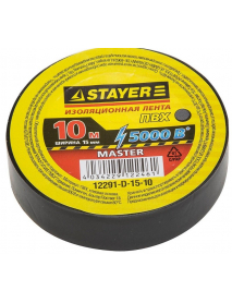 Изолента ПВХ STAYER "MASTER" 12291-D-15-10