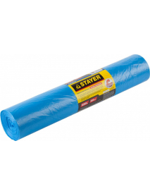 Мешки особопрочные STAYER "Comfort" для сбора мусора, голубые, 120л, 50шт, 39156-120