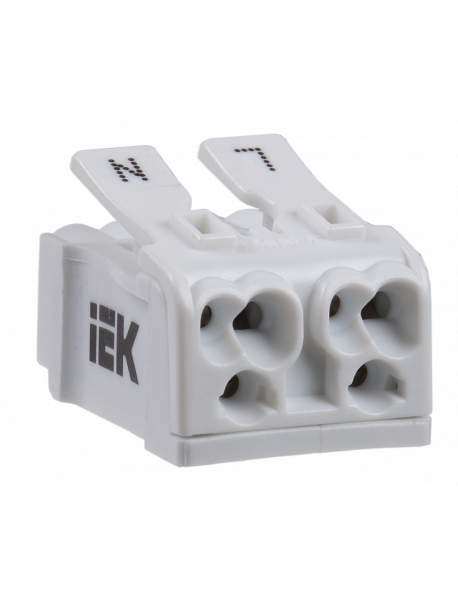 Клемма пружинная соединительная КСП2-L+N IEK