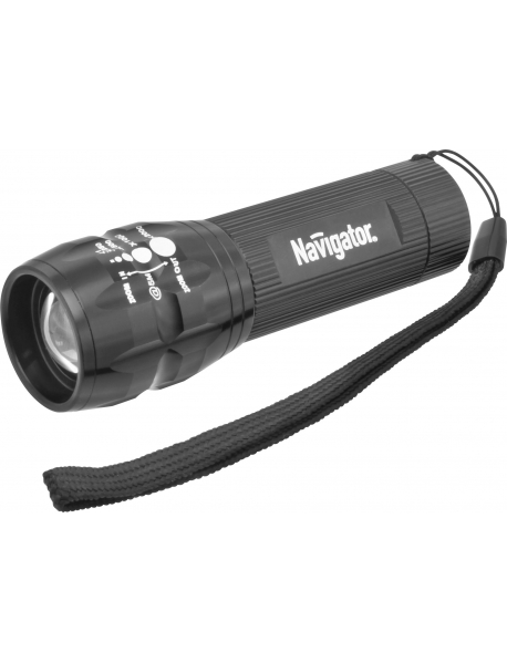 Фонарь Navigator 94 967 NPT-CM03-3AAA алюм. 1LEDх3Вт, фокус, блист.