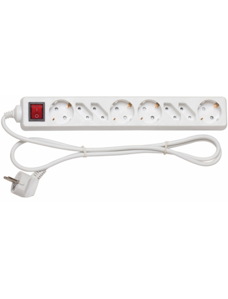 Удлинитель Navigator 94 198 NPE-S-08-300-ESC-3x1 ХХХ с/з с выкл. 8 гн. 3м