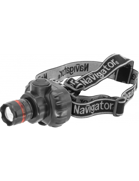 Фонарь Navigator 94 950 NPT-H03-3AAA налобн. 3 реж.,фокус, 1LEDx1Вт, блист.