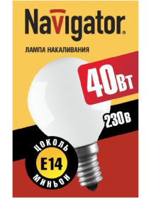 Лампа Navigator 94 315 NI-C-40-230-E14-FR