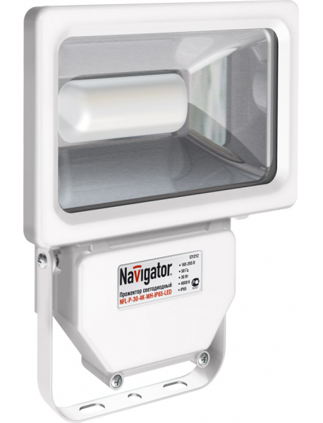 Светильник Navigator 94 627 NFL-P-10-4K-WH-IP65-LED (аналог ИО 100 Вт)