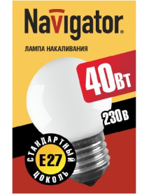 Лампа Navigator 94 311 NI-C-40-230-E27-FR