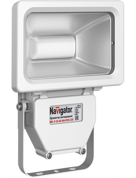 Светильник Navigator 94 612 NFL-P-20-4K-WH-IP65-LED