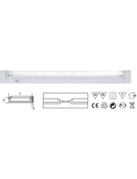 Светильник Navigator 94 515 NEL-B2-E108-T5-840/WH (ЛПБ T5 8 Вт)