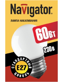 Лампа Navigator 94 313 NI-C-60-230-E27-FR