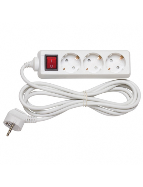 Удлинитель Navigator 94 194 NPE-S-03-1000-ESC-3x1 с/з с выкл. 3 гн. 10м