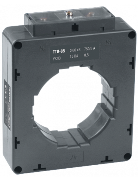 Трансформатор тока ТТИ-85 1500/5А 15ВА класс 0,5S IEK