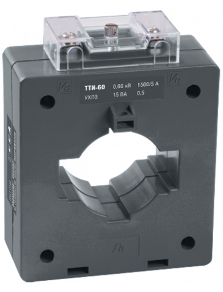 Трансформатор тока ТТИ-60 1000/5А 15ВА класс 0,5S IEK