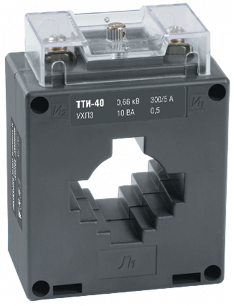 Трансформатор тока ТТИ-40 300/5А 5ВА класс 0,5S IEK