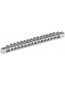 Шина PEN "земля-ноль" 6х9мм 16/2 Ni (16групп/креп. кр.) IEK