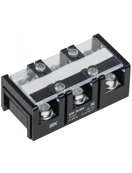 Блок зажимов БЗН ТС-3004 150 мм2 300A 4 пары IEK