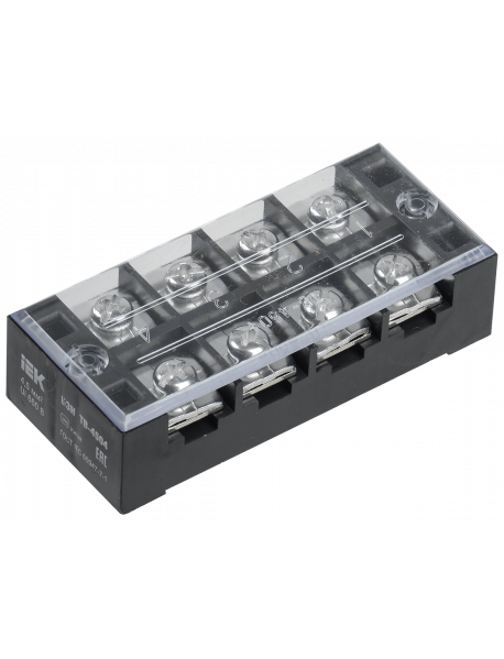 Блок зажимов БЗН ТВ-604 6 мм2 60A 4 пары IEK