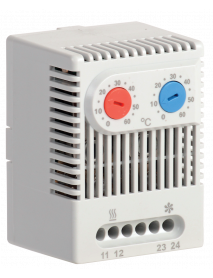 Термостат двухканальный от 0 до +60°C NO+NC IEK